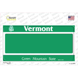 Vermont State Blank Novelty Sticker Decal Small