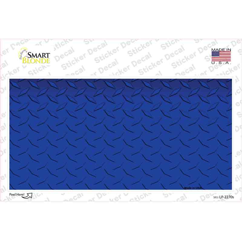 Diamond Blue Novelty Sticker Decal