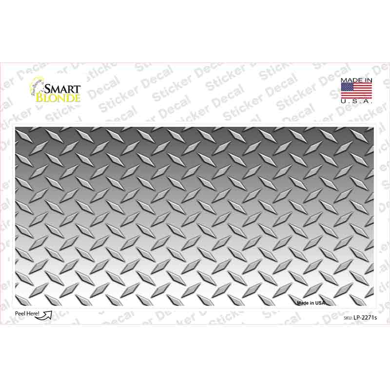 Diamond Silver Novelty Sticker Decal