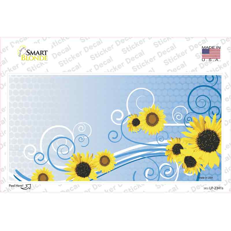 Sunflowers Novelty Sticker Decal Small