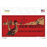 Roadrunner Red New Mexico Novelty Sticker Decal Small