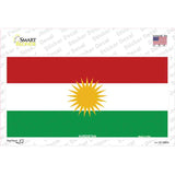 Kurdistan Flag Novelty Sticker Decal