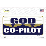 God Is My Co-Pilot Novelty Sticker Decal