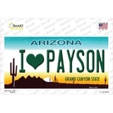 I Love Payson Arizona Novelty Sticker Decal Small