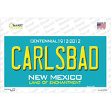 Carlsbad New Mexico Teal Novelty Sticker Decal Small