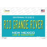 Rio Grande River New Mexico Teal Novelty Sticker Decal Small