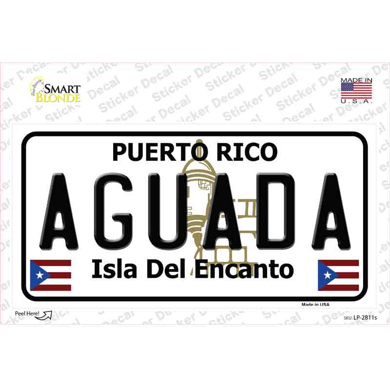 Aguada Puerto Rico Novelty Sticker Decal Small