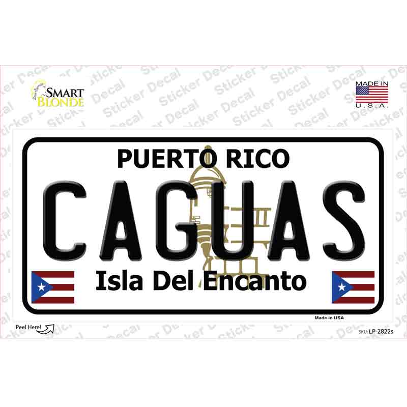 Caguas Novelty Sticker Decal Small