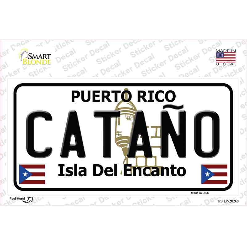 Catano Puerto Rico Novelty Sticker Decal Small