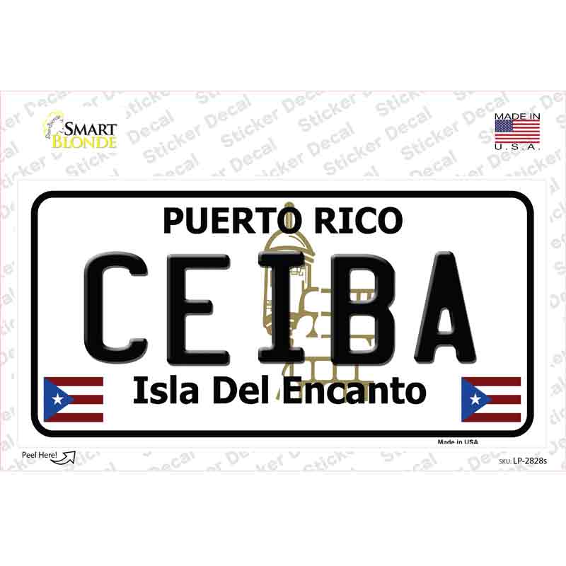 Ceiba Novelty Sticker Decal Small