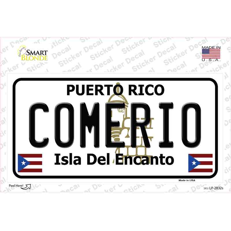 Comerio Novelty Sticker Decal Small