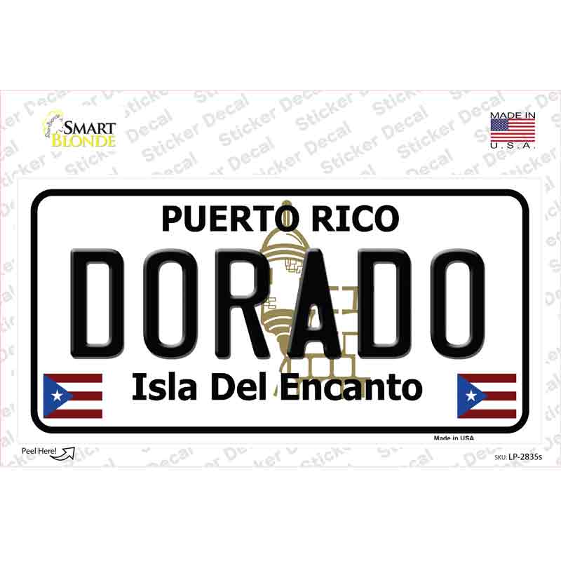 Dorado Novelty Sticker Decal Small