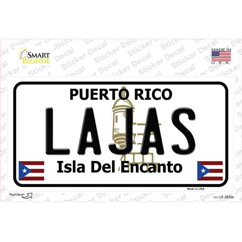 Lajas Puerto Rico Novelty Sticker Decal Small