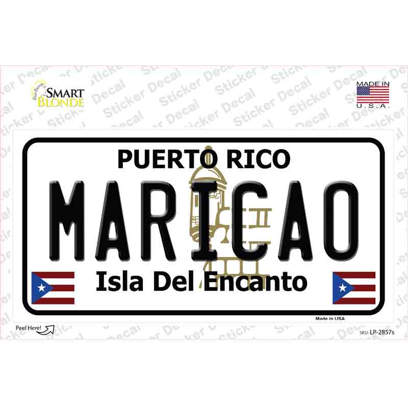 Maricao Puerto Rico Novelty Sticker Decal Small