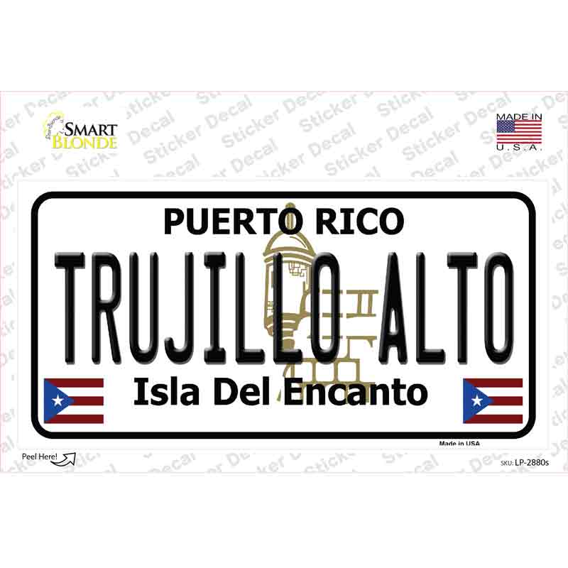 Trujillo Alto Puerto Rico Novelty Sticker Decal Small