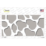 Grey White Giraffe Novelty Sticker Decal