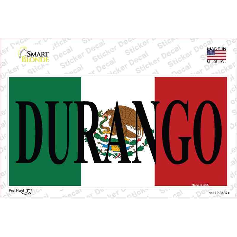 Durango Novelty Sticker Decal Small