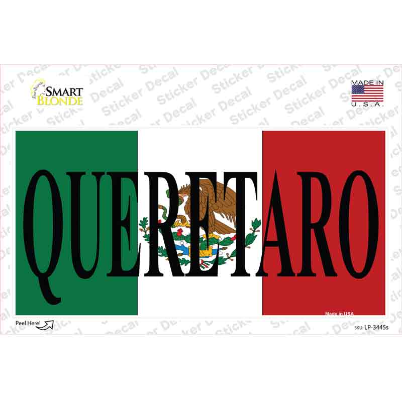 Queretaro Mexico Background Novelty Sticker Decal Small