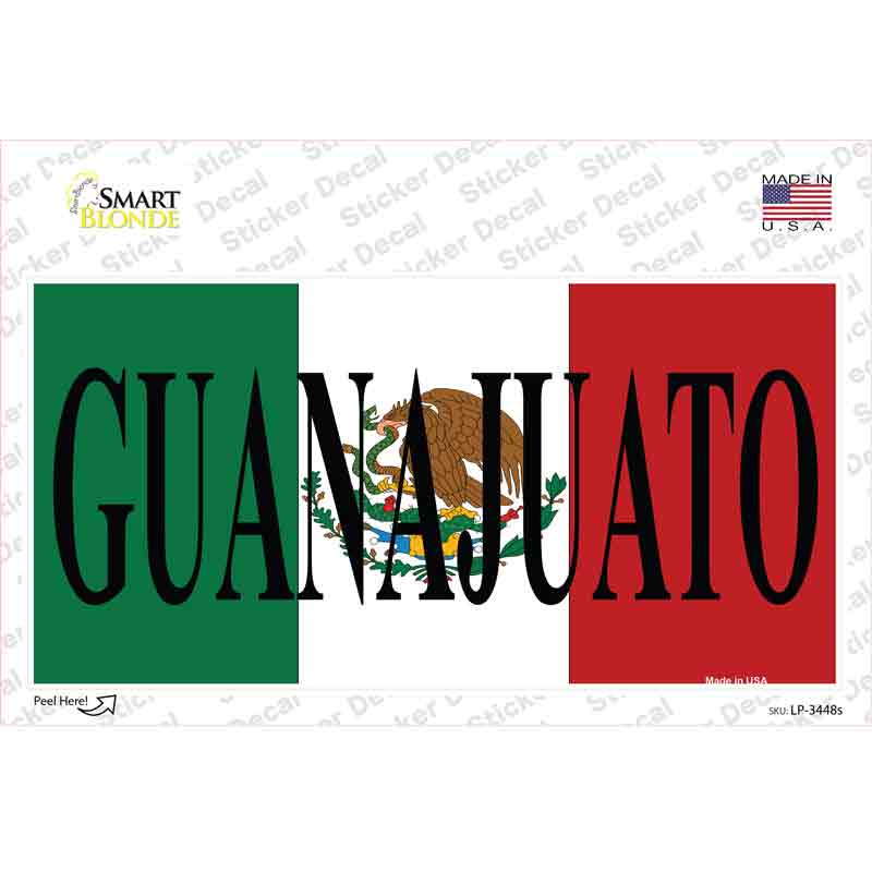 Guanajuato Mexico Background Novelty Sticker Decal Small