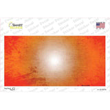 Orange White Fade Scratched Novelty Sticker Decal