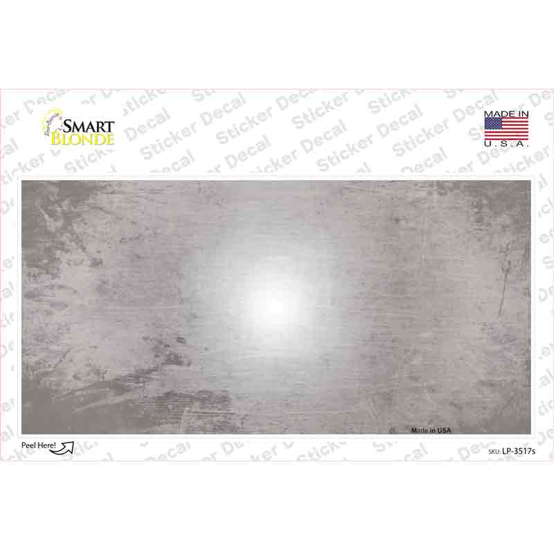 Gray White Fade Scratched Novelty Sticker Decal