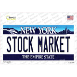 Stock Market New York Background Novelty Sticker Decal Small