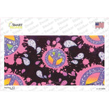 Peace s Floating Paisleys Novelty Sticker Decal