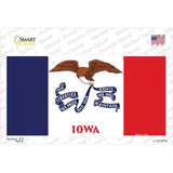 Iowa State Flag Novelty Sticker Decal Small