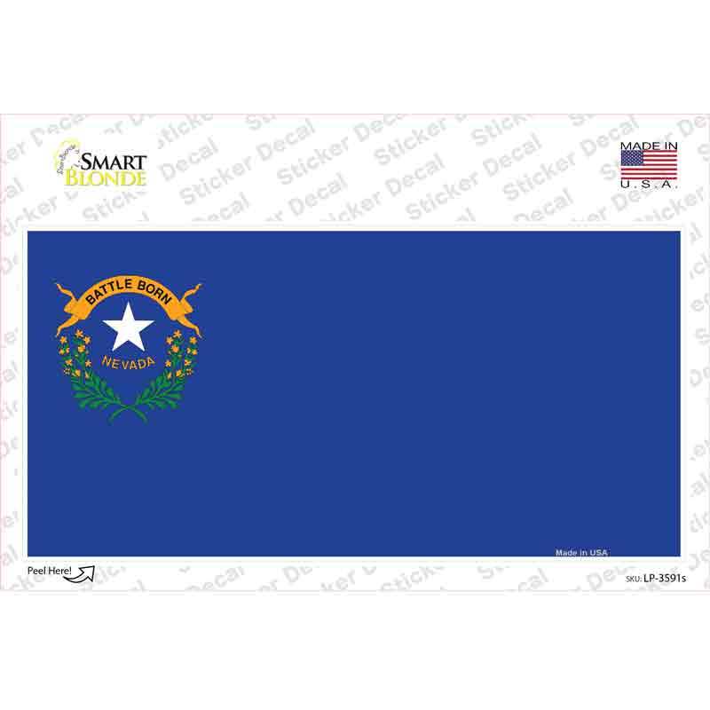 Nevada State Flag Novelty Sticker Decal Small