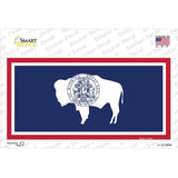 Wyoming State Flag Novelty Sticker Decal Small