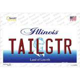 Tailgtr Illinois Novelty Sticker Decal Small