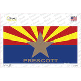 Prescott Arizona State Flag Novelty Sticker Decal Small