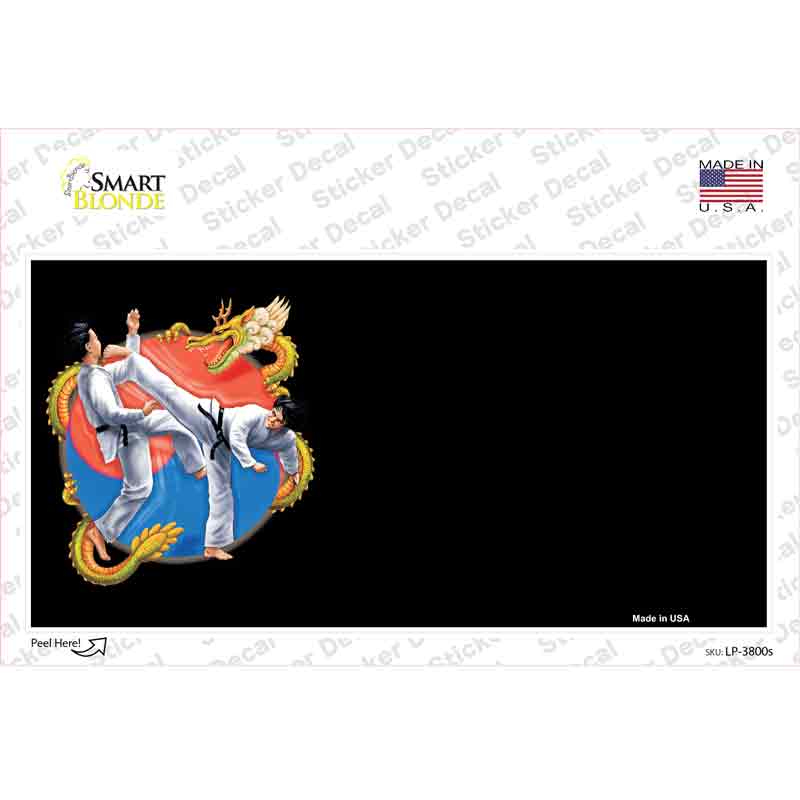Tae Kwon Do Offset Novelty Sticker Decal
