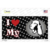 I Love My Cocker Spaniel Novelty Sticker Decal Small