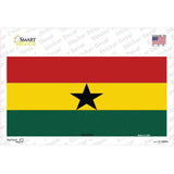 Ghana Flag Novelty Sticker Decal