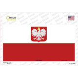 Poland Eagle Flag Novelty Sticker Decal