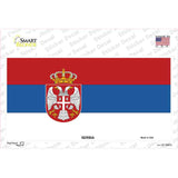 Serbia Eagle Flag Novelty Sticker Decal