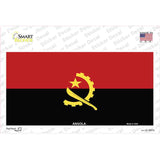 Angola Flag Novelty Sticker Decal