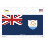 Anguilla Flag Novelty Sticker Decal