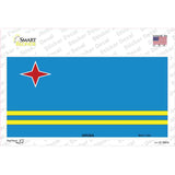Aruba Flag Novelty Sticker Decal