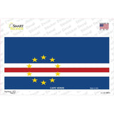 Cape Verde Flag Novelty Sticker Decal