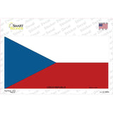 Czech Republic Flag Novelty Sticker Decal