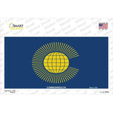 Commonwealth Flag Novelty Sticker Decal
