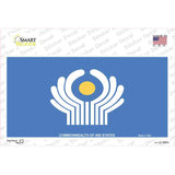 Commonwealth Of Ind States Flag Novelty Sticker Decal