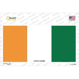 Cote D Ivoire Flag Novelty Sticker Decal