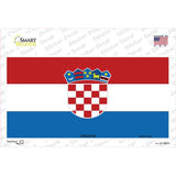 Croatia Flag Novelty Sticker Decal