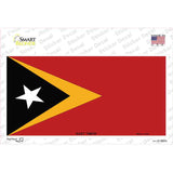 East Timor Flag Novelty Sticker Decal