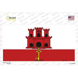 Gibraltar Flag Novelty Sticker Decal