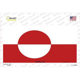 Greenland Flag Novelty Sticker Decal