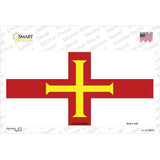 Guernsey Flag Novelty Sticker Decal